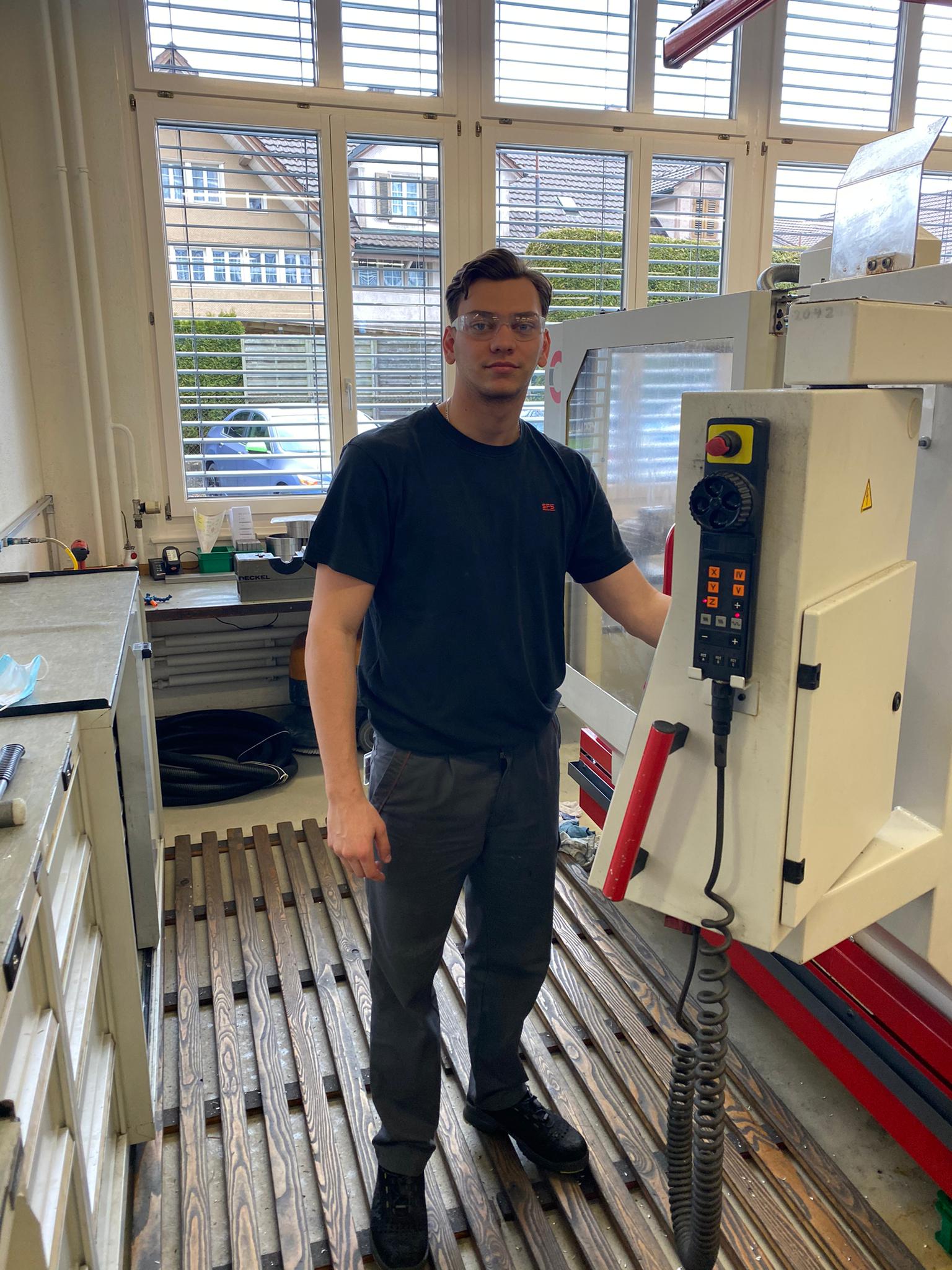 Marko Milovanovic als Polymechaniker
